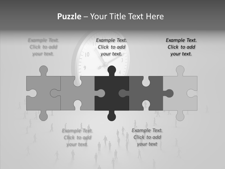 Small Life Businessman PowerPoint Template