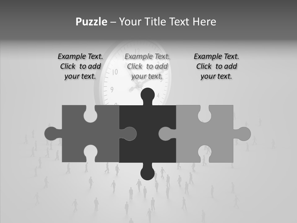 Small Life Businessman PowerPoint Template