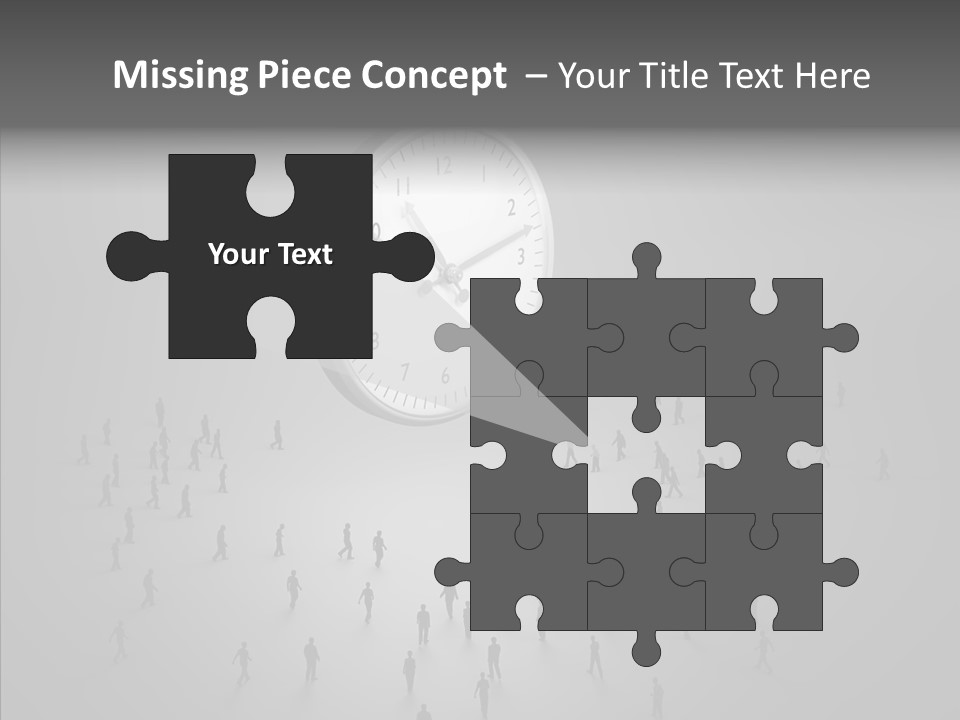 Small Life Businessman PowerPoint Template