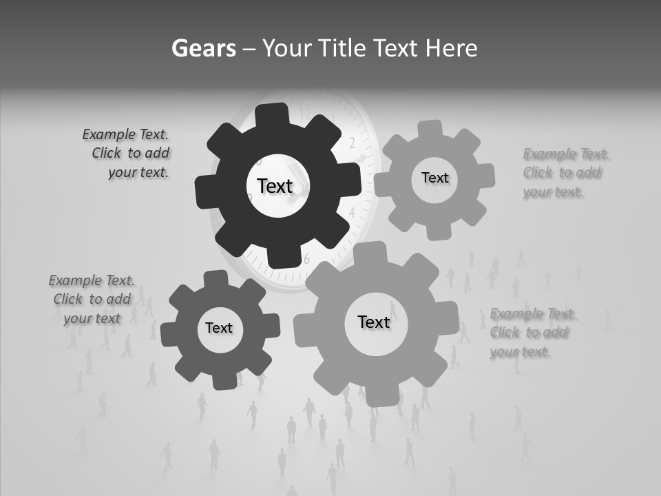 Small Life Businessman PowerPoint Template