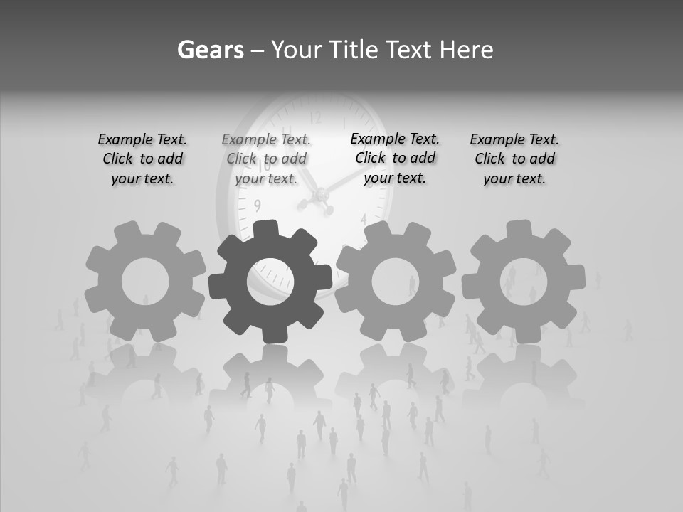 Small Life Businessman PowerPoint Template