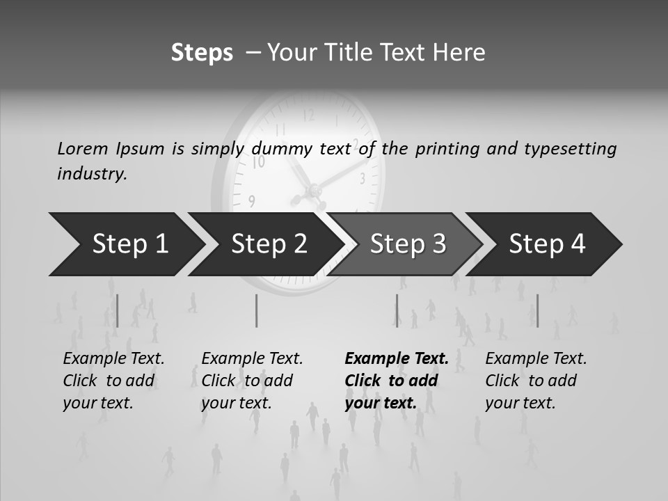 Small Life Businessman PowerPoint Template