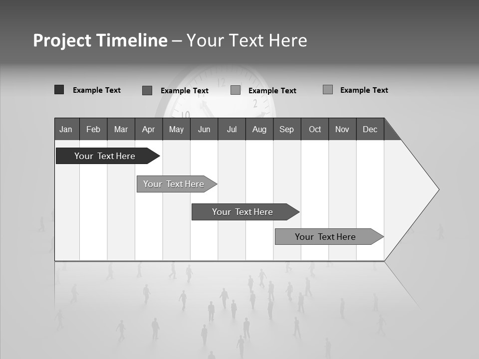 Small Life Businessman PowerPoint Template