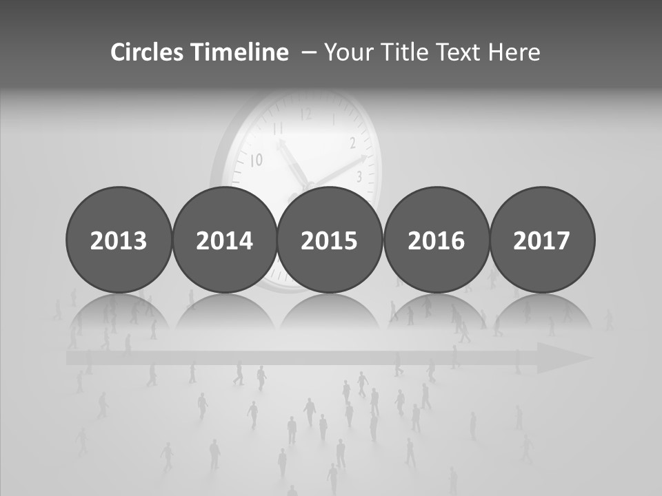 Small Life Businessman PowerPoint Template