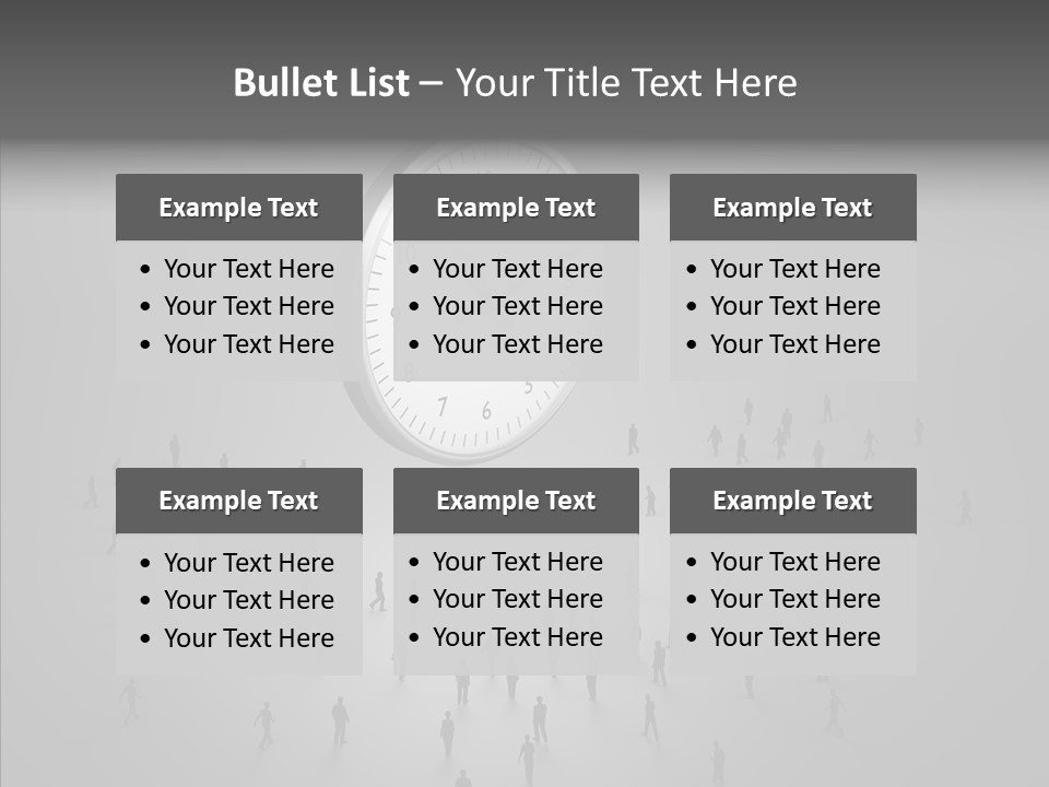 Small Life Businessman PowerPoint Template