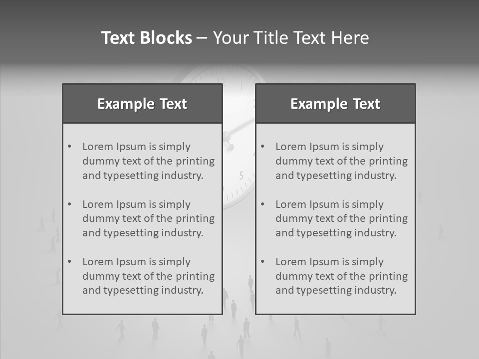 Small Life Businessman PowerPoint Template