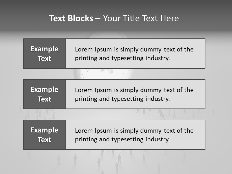Small Life Businessman PowerPoint Template