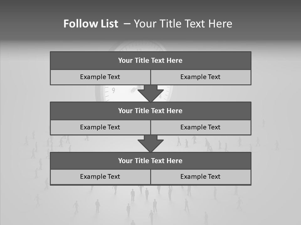 Small Life Businessman PowerPoint Template