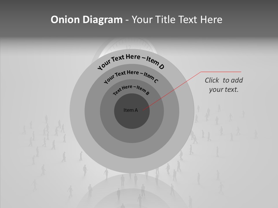 Small Life Businessman PowerPoint Template