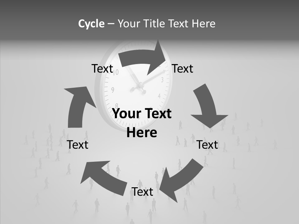 Small Life Businessman PowerPoint Template