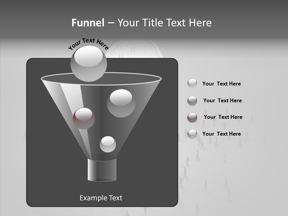 Small Life Businessman PowerPoint Template