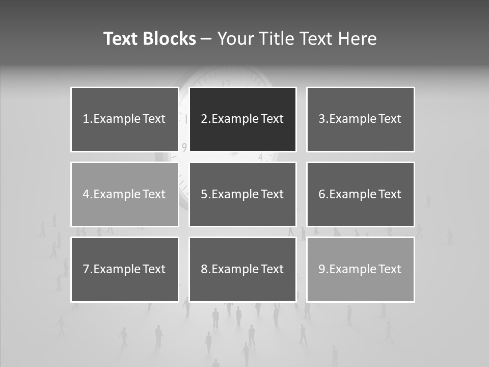 Small Life Businessman PowerPoint Template