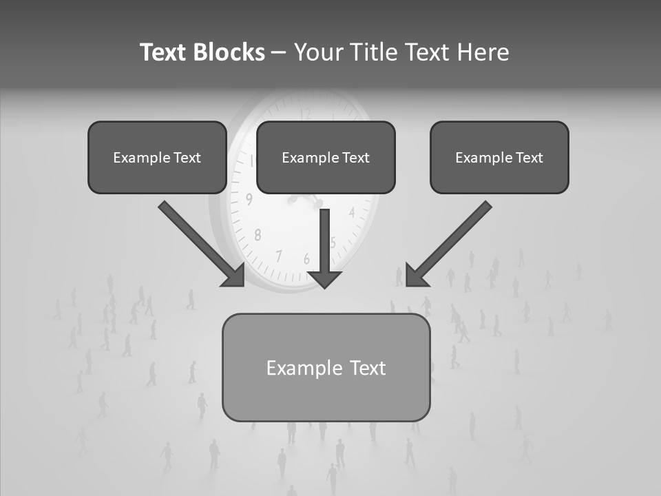 Small Life Businessman PowerPoint Template