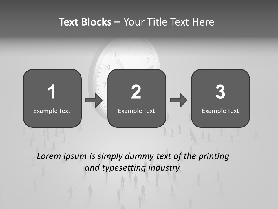 Small Life Businessman PowerPoint Template