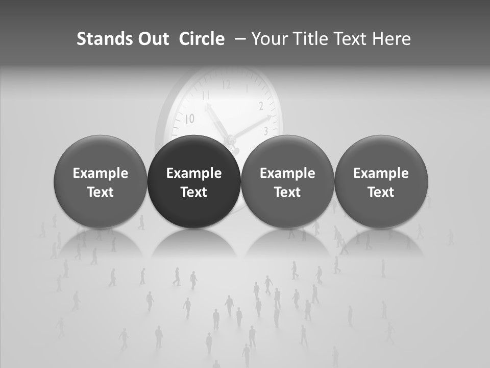 Small Life Businessman PowerPoint Template