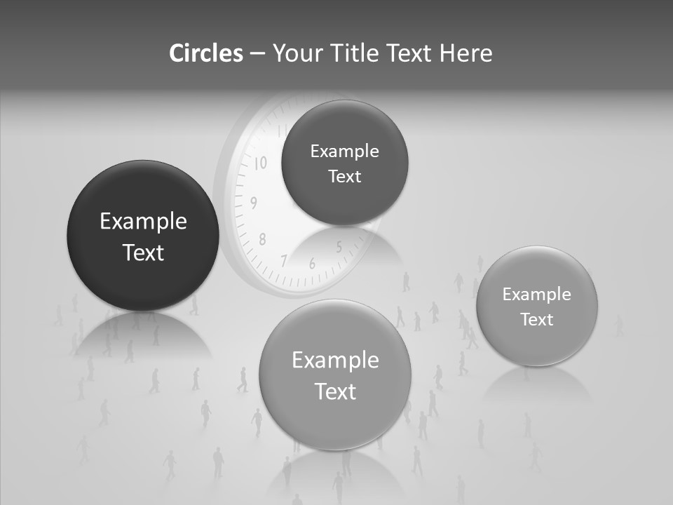 Small Life Businessman PowerPoint Template