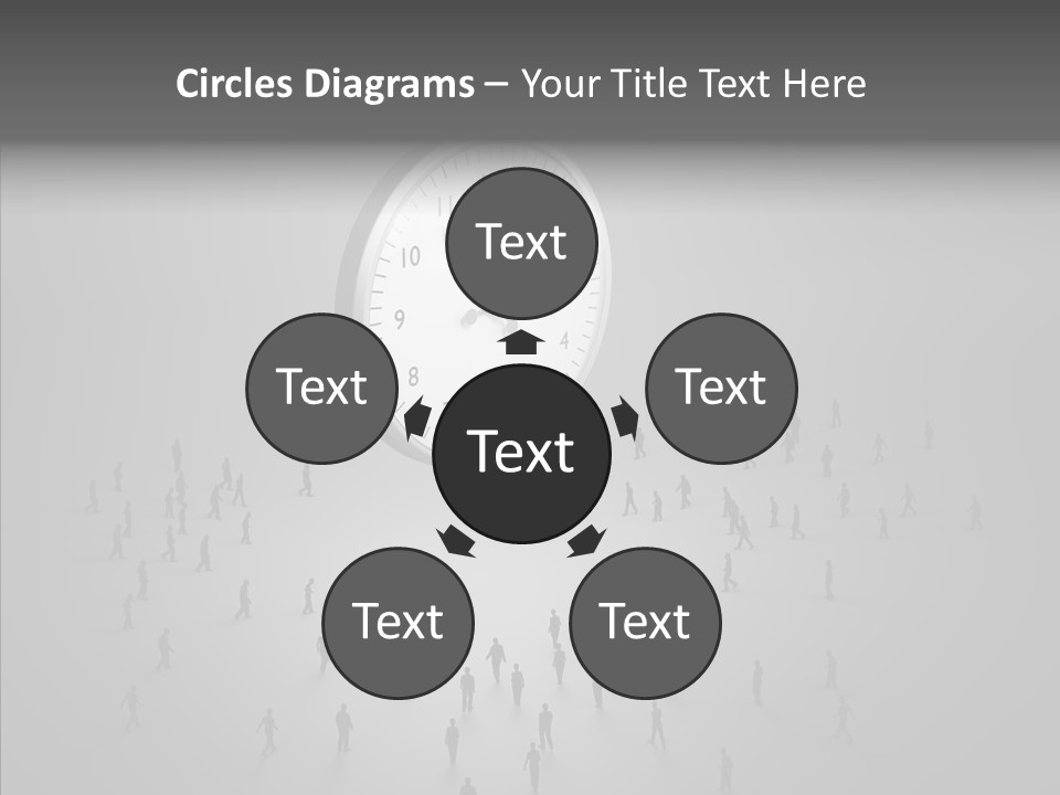 Small Life Businessman PowerPoint Template