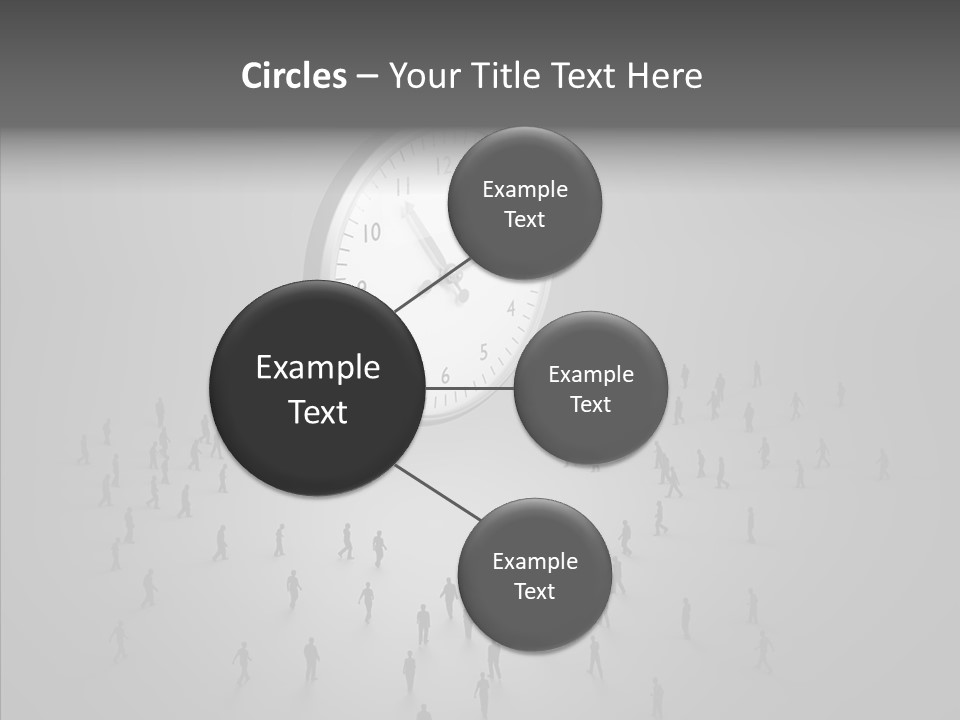 Small Life Businessman PowerPoint Template