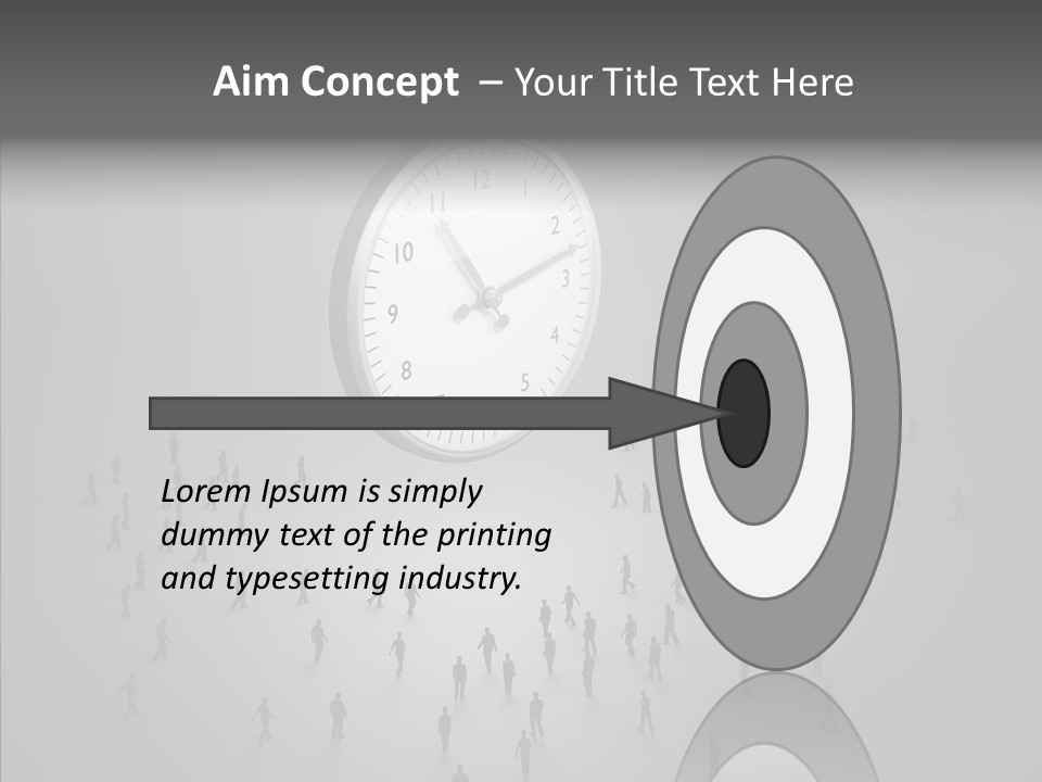 Small Life Businessman PowerPoint Template