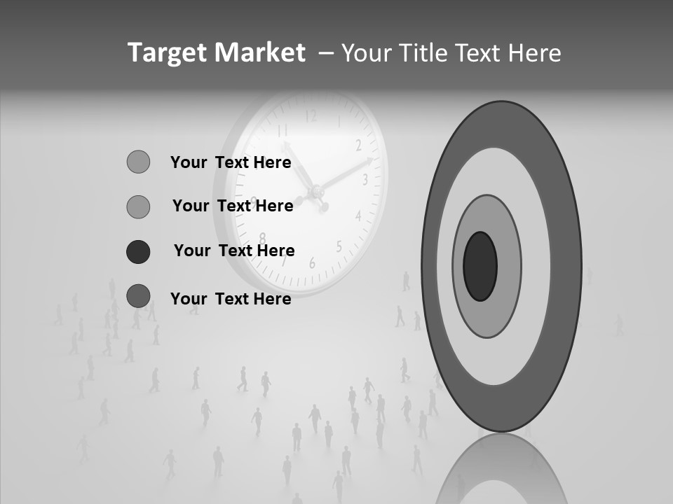 Small Life Businessman PowerPoint Template