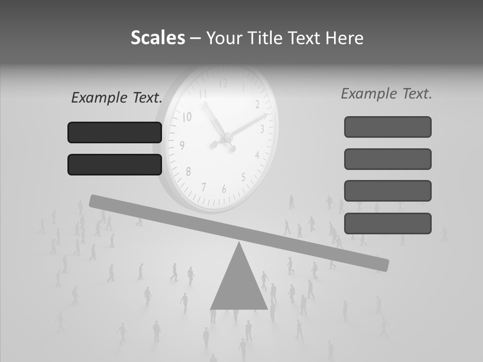 Small Life Businessman PowerPoint Template