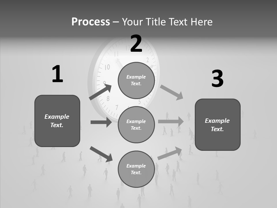 Small Life Businessman PowerPoint Template