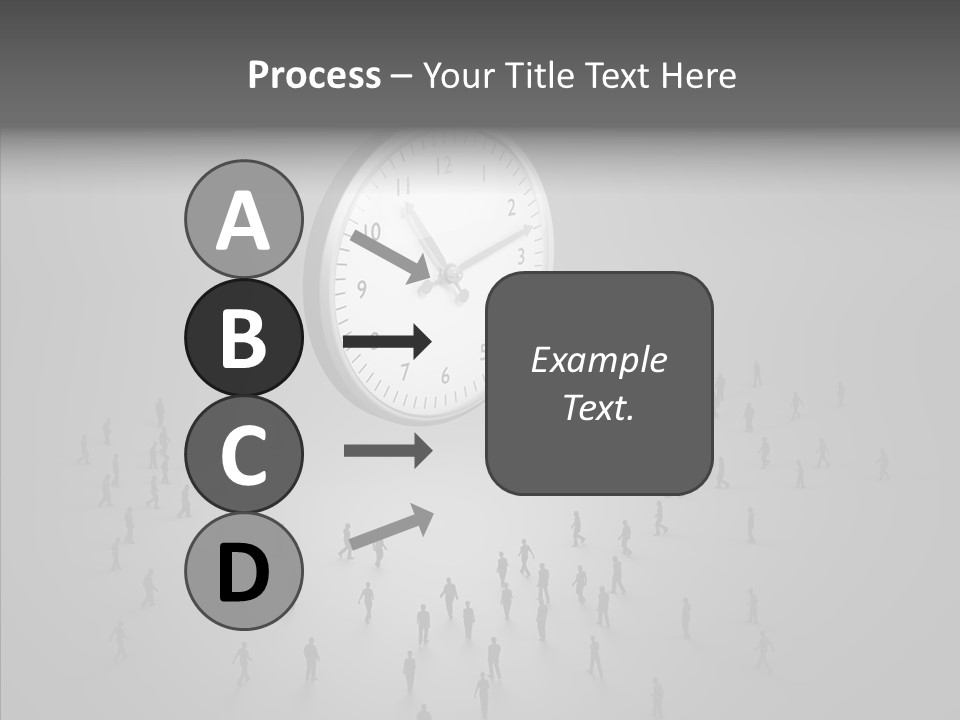 Small Life Businessman PowerPoint Template