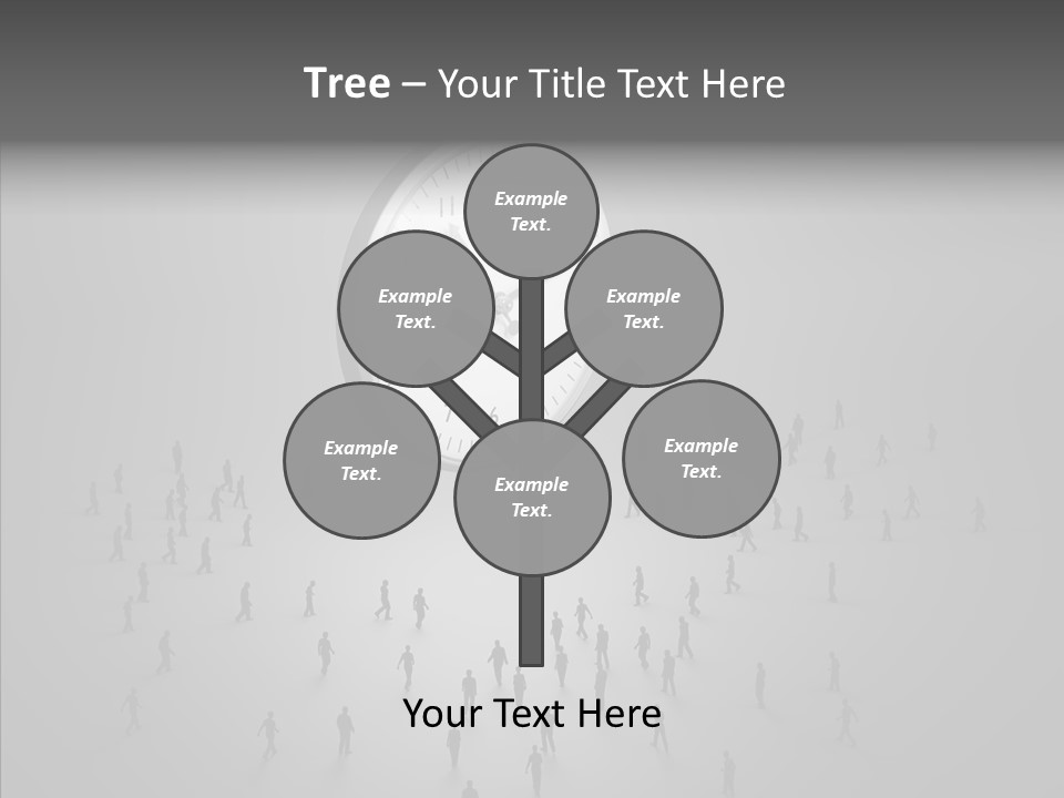 Small Life Businessman PowerPoint Template