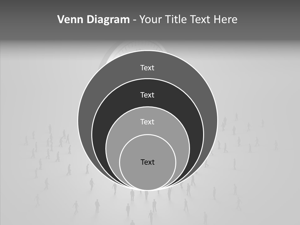 Small Life Businessman PowerPoint Template