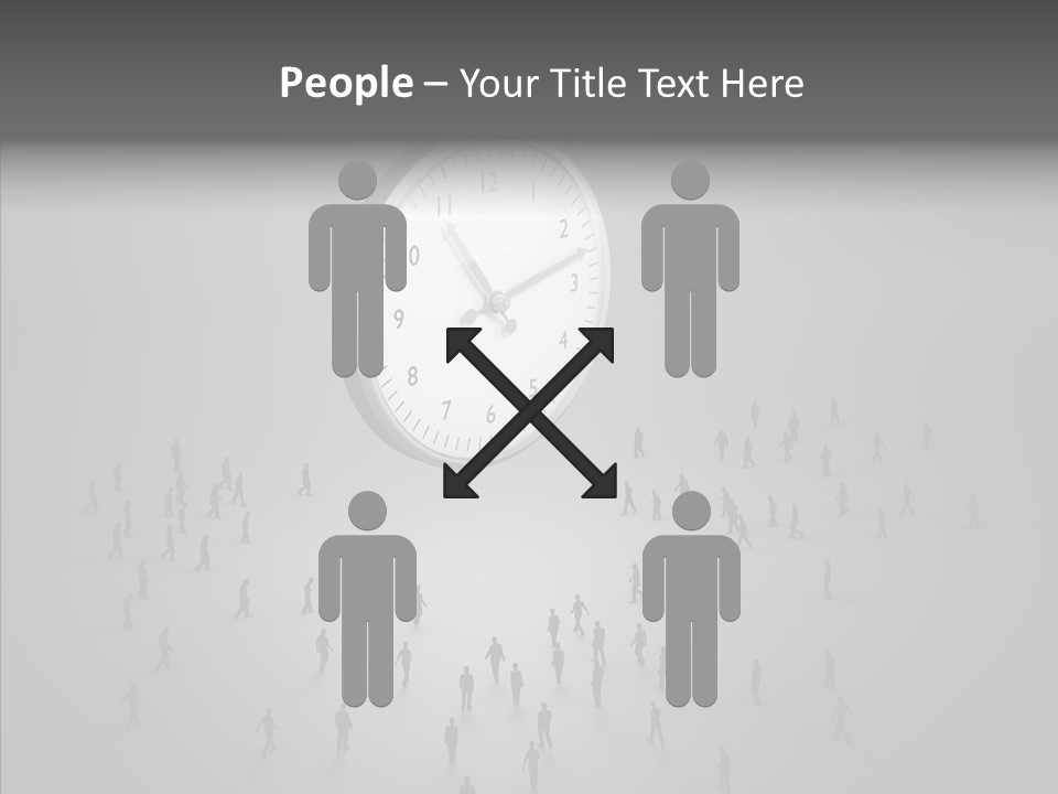 Small Life Businessman PowerPoint Template