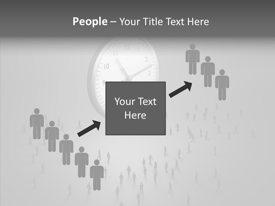 Small Life Businessman PowerPoint Template