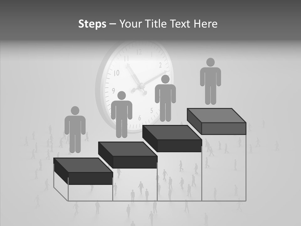 Small Life Businessman PowerPoint Template