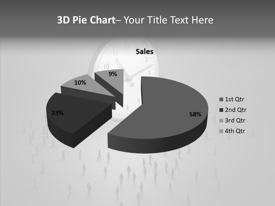 Small Life Businessman PowerPoint Template