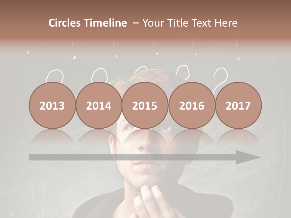 Incertitude Blackboard Mind PowerPoint Template