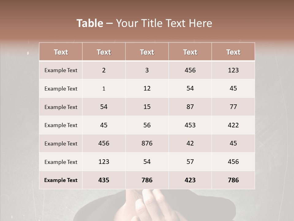 Incertitude Blackboard Mind PowerPoint Template