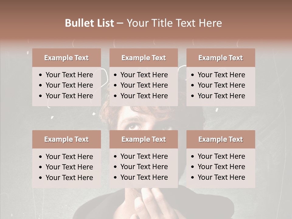 Incertitude Blackboard Mind PowerPoint Template