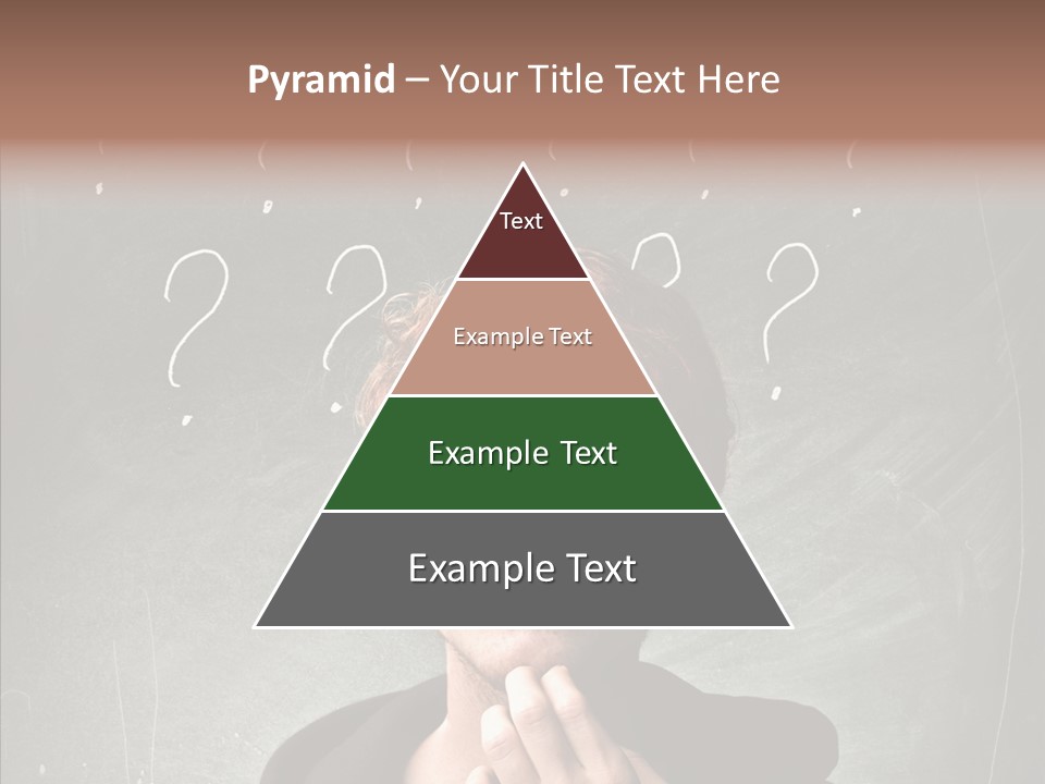 Incertitude Blackboard Mind PowerPoint Template