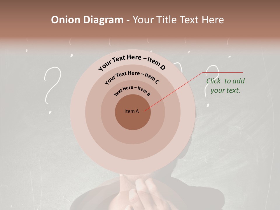 Incertitude Blackboard Mind PowerPoint Template