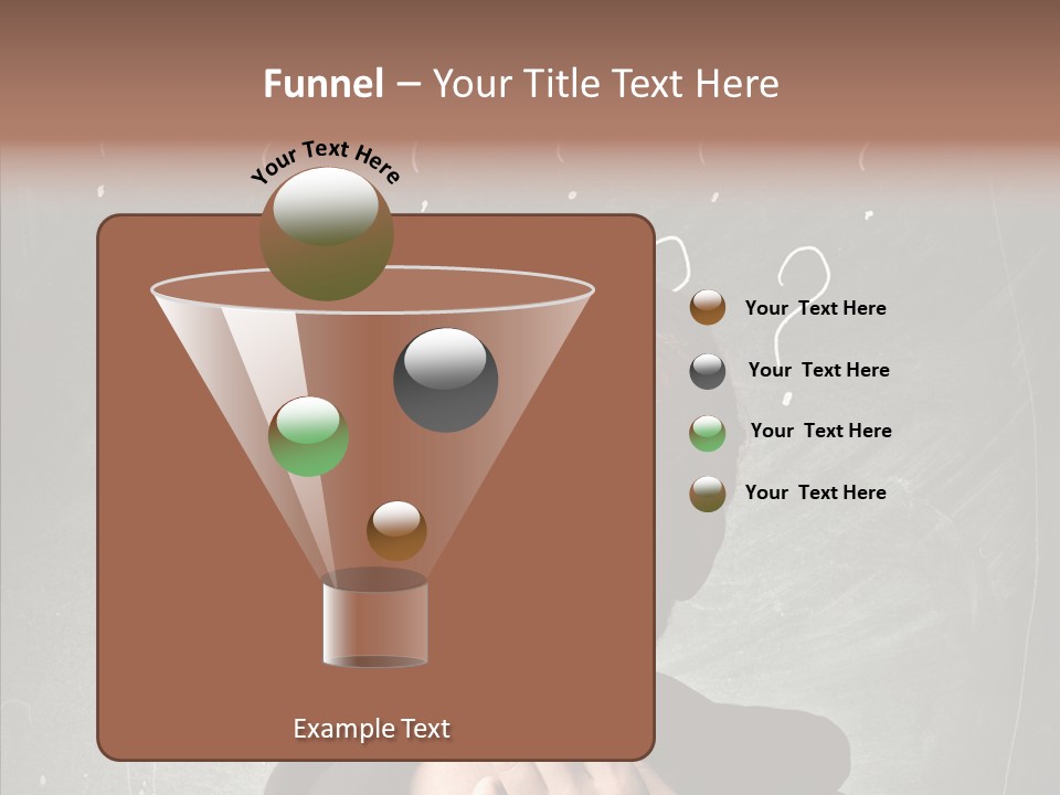 Incertitude Blackboard Mind PowerPoint Template