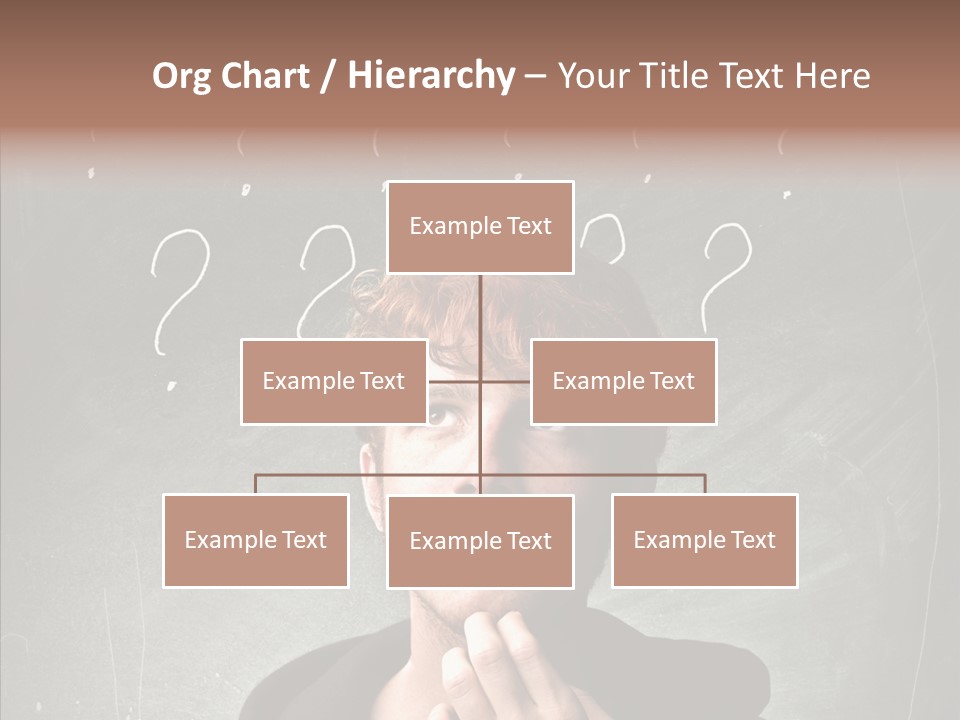 Incertitude Blackboard Mind PowerPoint Template