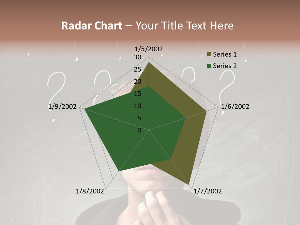 Incertitude Blackboard Mind PowerPoint Template