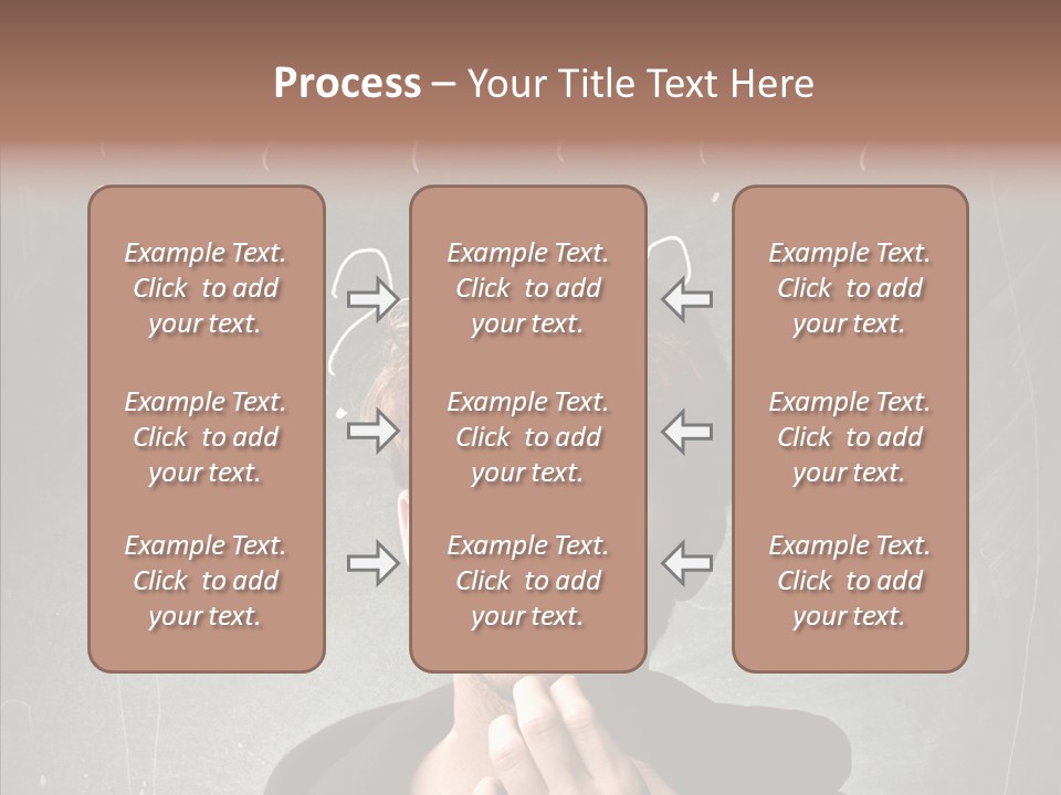 Incertitude Blackboard Mind PowerPoint Template