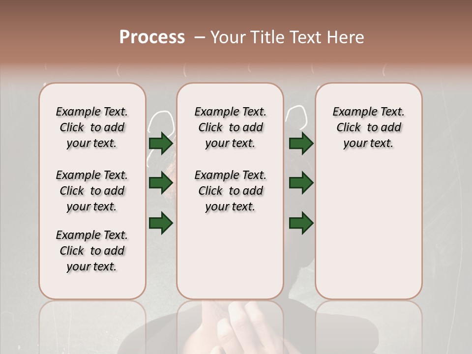 Incertitude Blackboard Mind PowerPoint Template