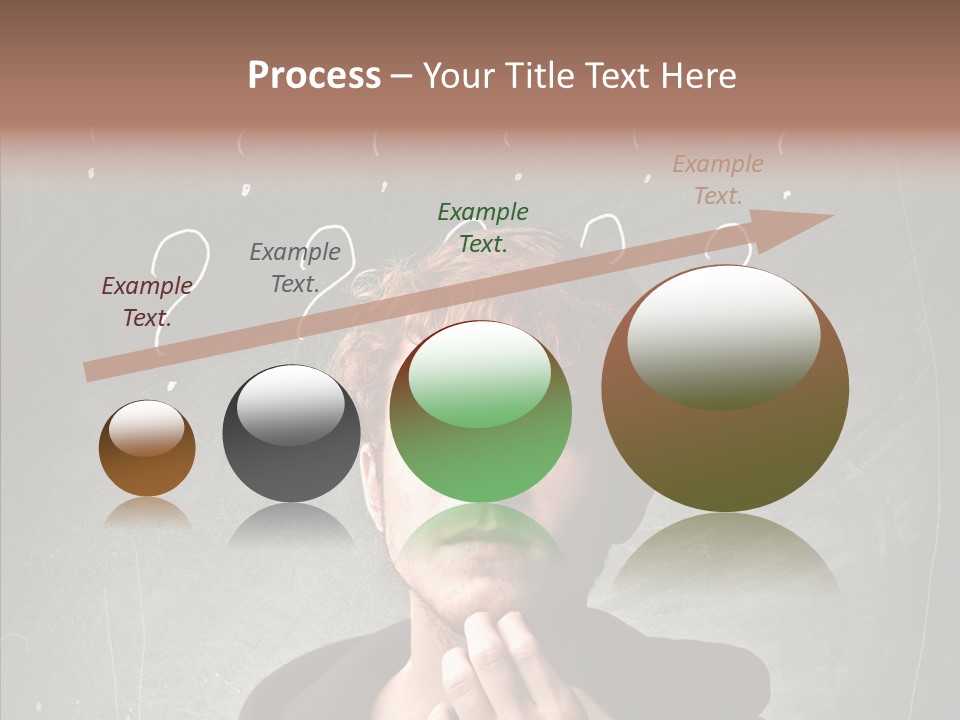 Incertitude Blackboard Mind PowerPoint Template