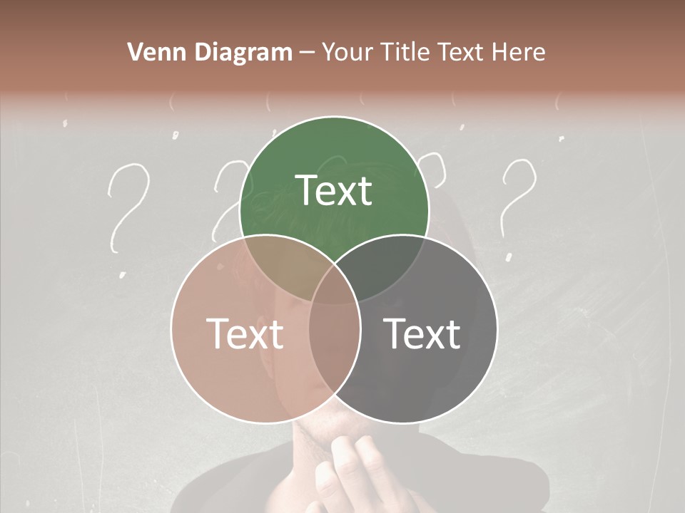 Incertitude Blackboard Mind PowerPoint Template