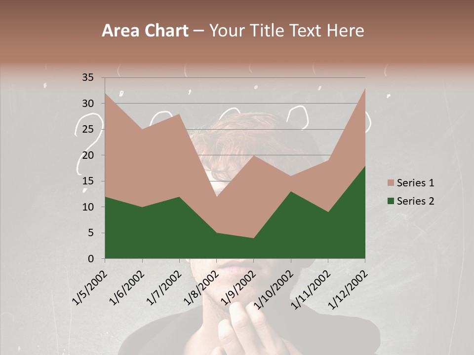 Incertitude Blackboard Mind PowerPoint Template