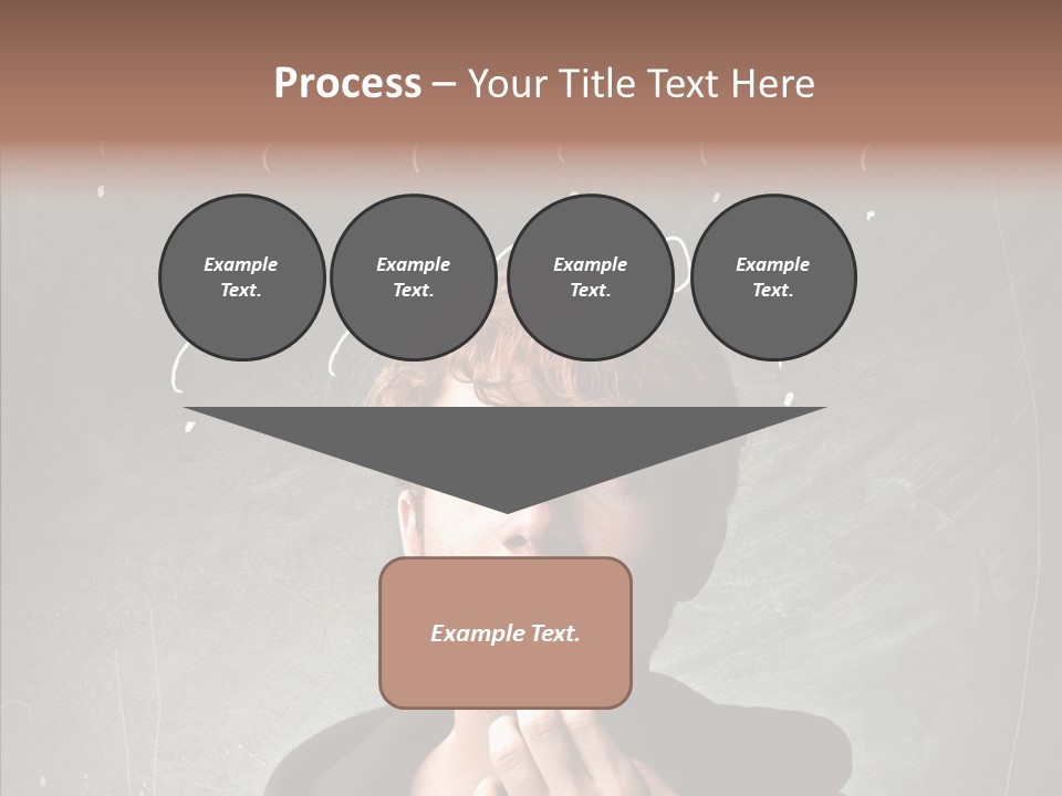 Incertitude Blackboard Mind PowerPoint Template