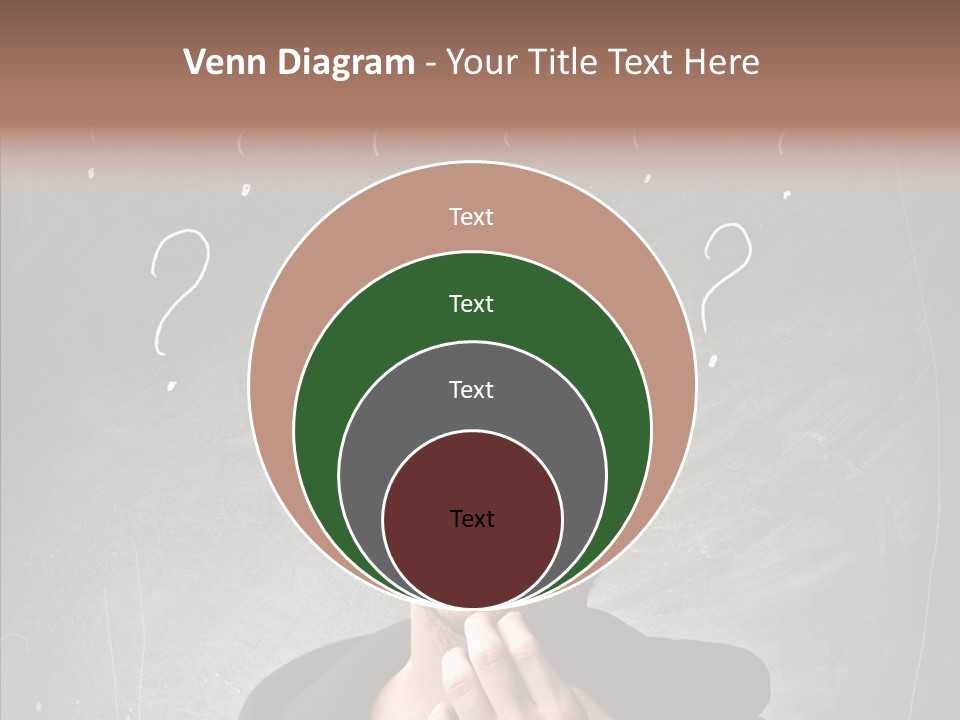Incertitude Blackboard Mind PowerPoint Template