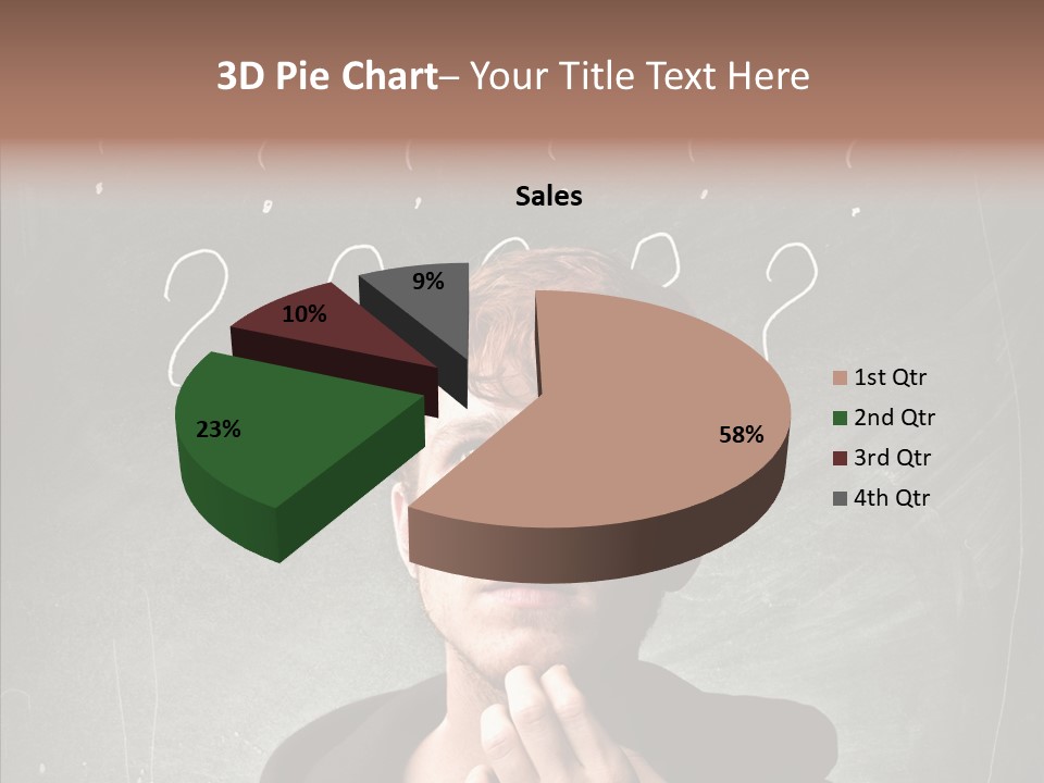 Incertitude Blackboard Mind PowerPoint Template