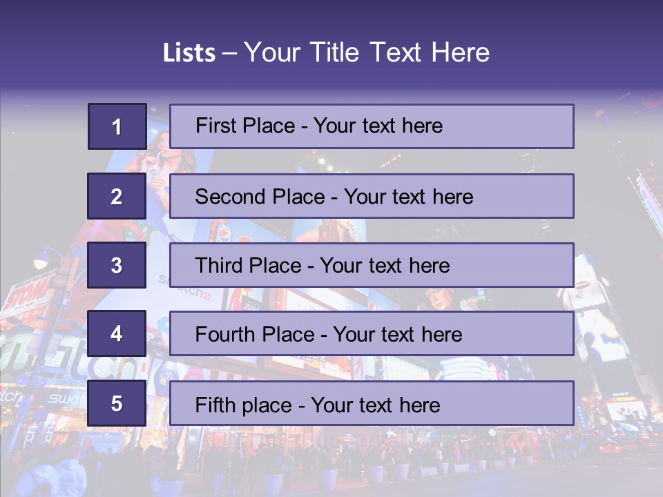 York Speed Panorama PowerPoint Template